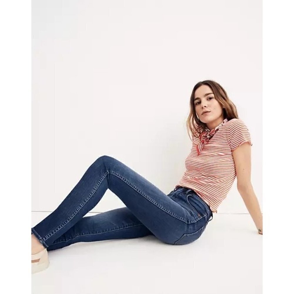 NWOT Madewell 10 inch High Riser Skinny Skinny Jeans Blue 26
